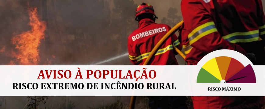 aviso risco extremo ate 8 setembro