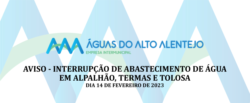 Aviso - Interrupção de Abastecimento de Água